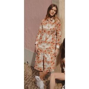 Las Surenas Tunic Wolf Kisses Beige Dress